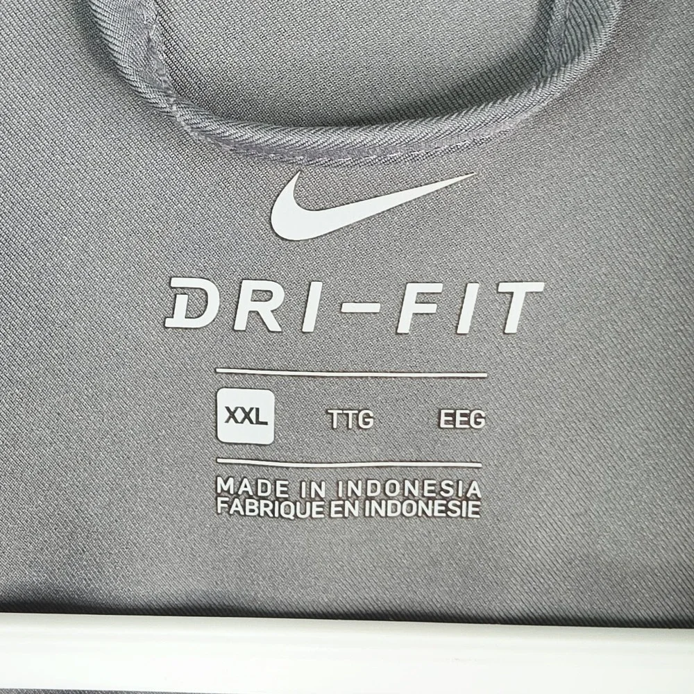 Nike Dri-Fit Jacket Men's 2XL Team‎ Training Gray Black Top Full Zip 800199-021